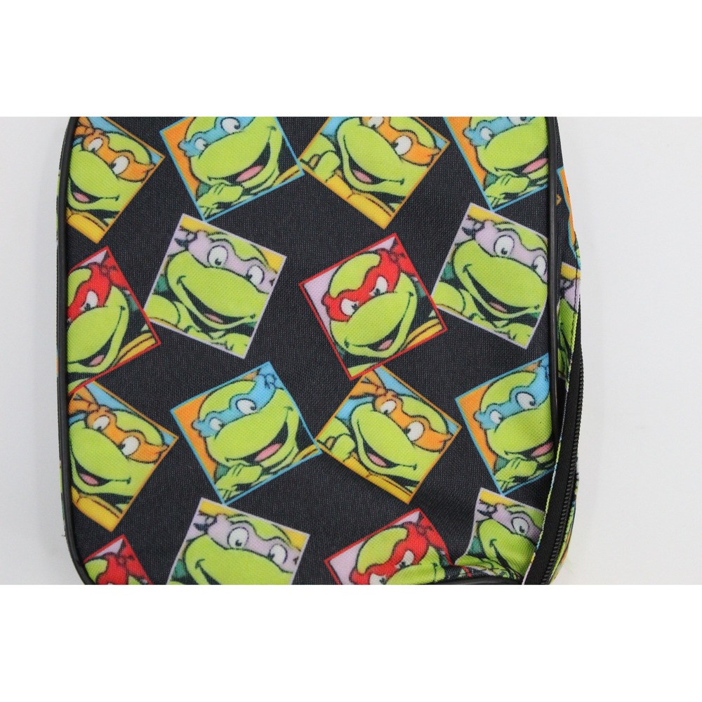 Nickelodeon Teenage Mutant Ninja Turtles Insulated Lunch Bag Black TMNT Kids - Picture 2 of 6